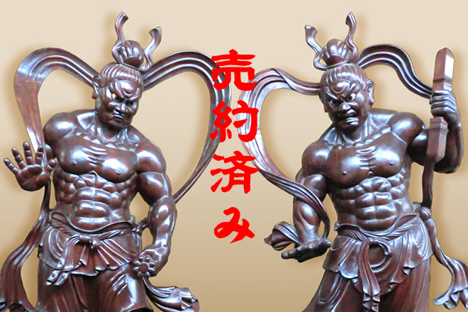 七尺玉眼入り仁王像