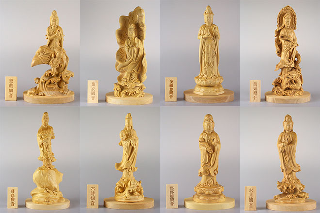 つげ 三十三観音仏像